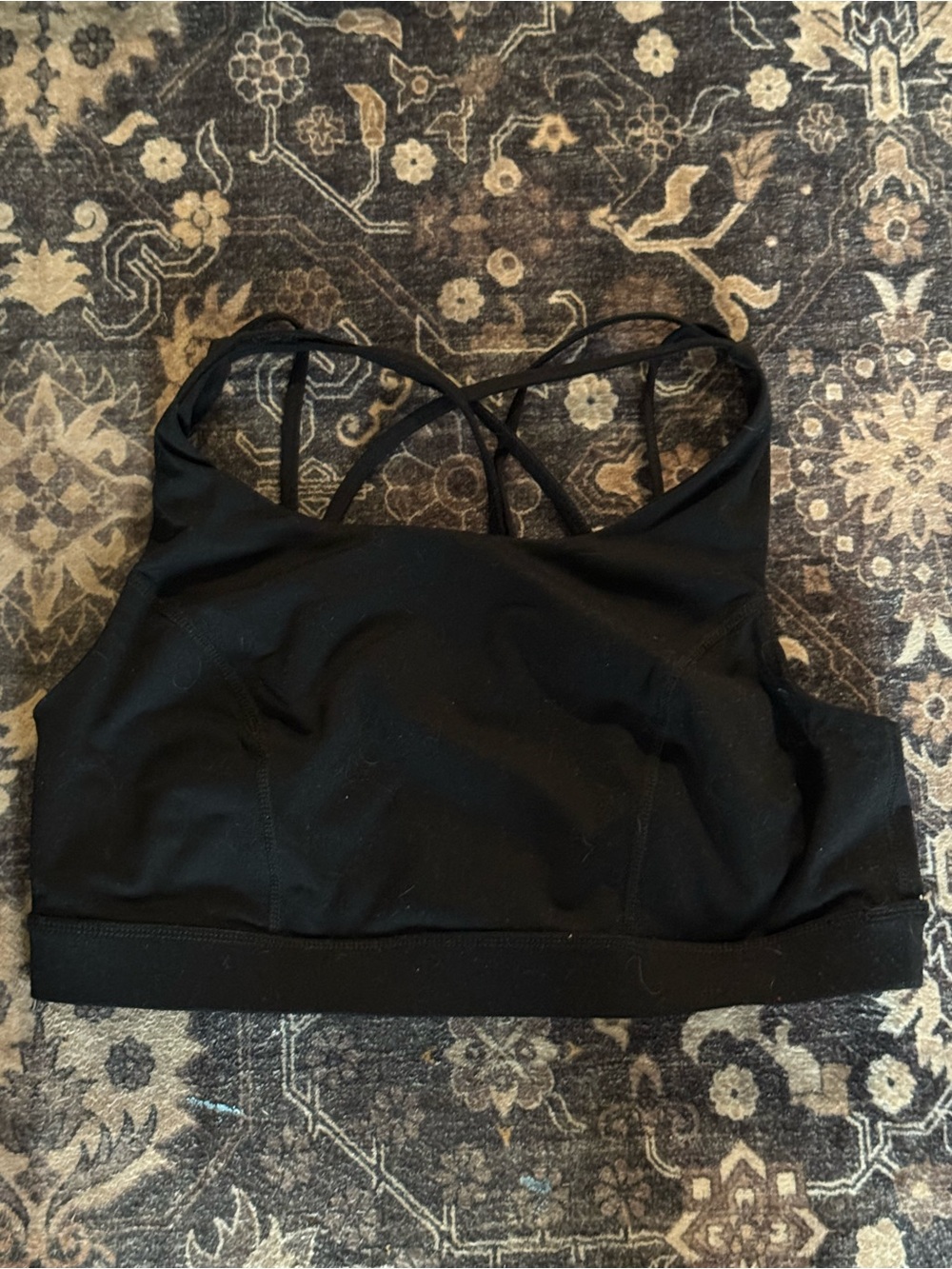torrid Black Strappy Back Sports Bra